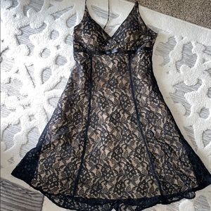 Double layer lace dress